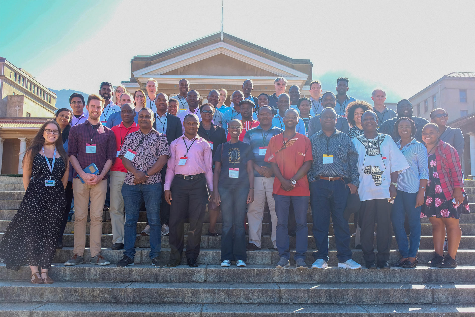 Group photo of participant at ACSC's Drug Discovery course in Cape Town, APril 2019